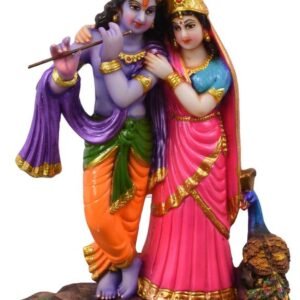 Radha Krishna Matchless Gifts Peacock Decorative Showpiece (Height: 15 cm) – Polyresin, Multicolor