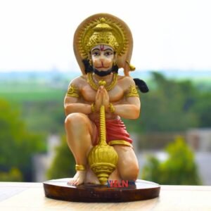 Bajrangbali / Hanuman ji / welno international Decorative Showpiece - 18 cm  (Resin, Multicolor)